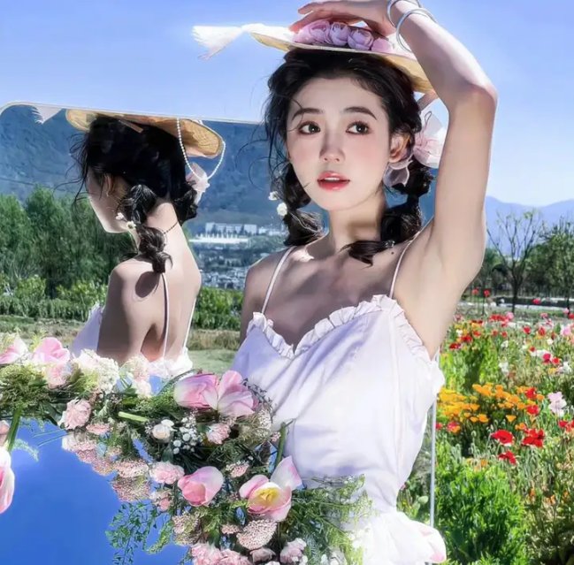 你好，火焰蓝